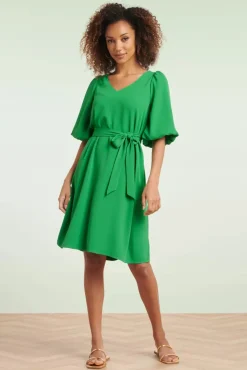 New Greta Jurk In Groen Vrouwen Plus Size Jurken