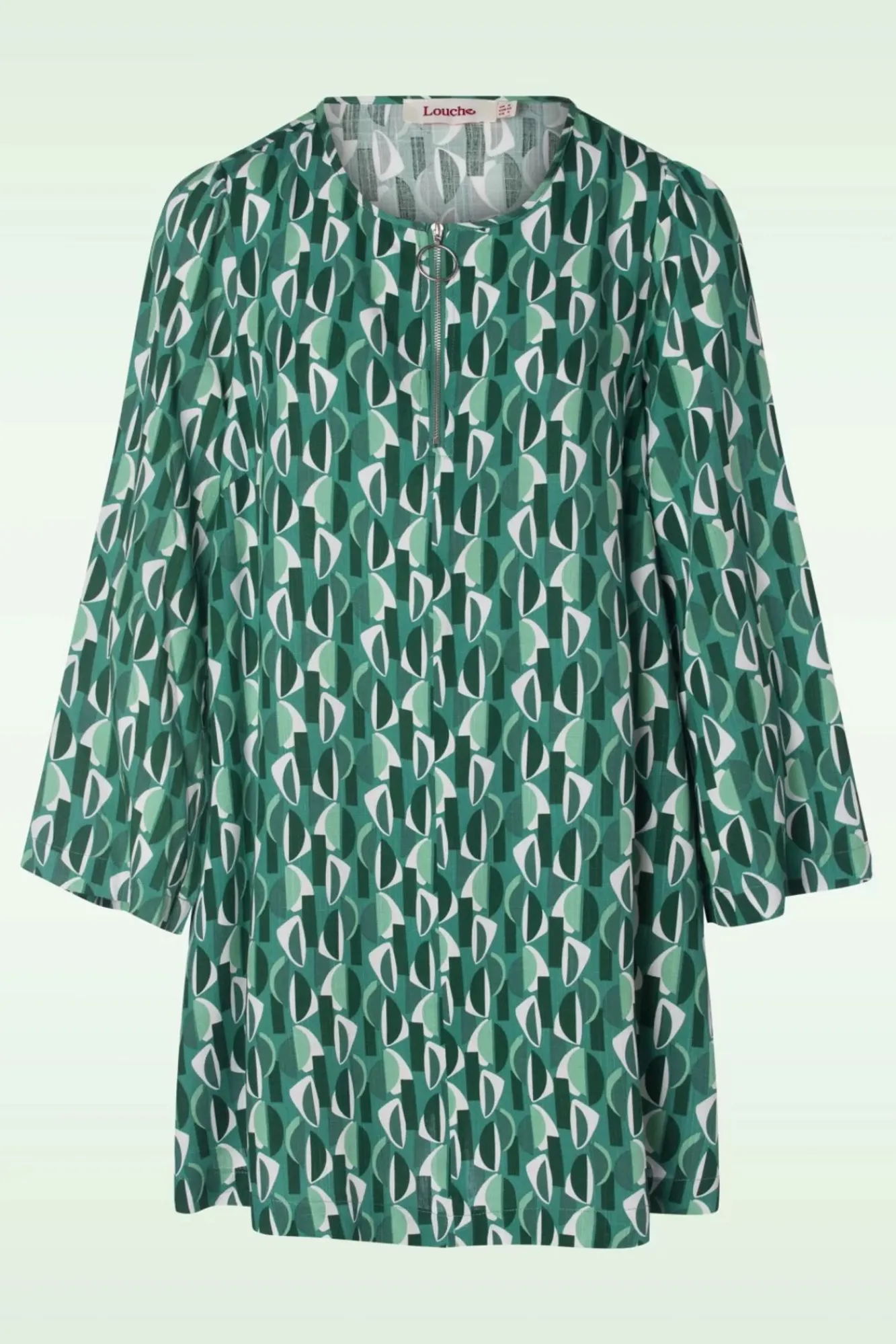 New Gwenola Mid Century Retro Jurk In Groen Vrouwen Plus Size Jurken