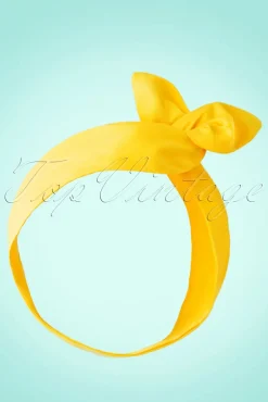 Outlet Haarsjaal In Geel Vrouwen Haaraccessoires