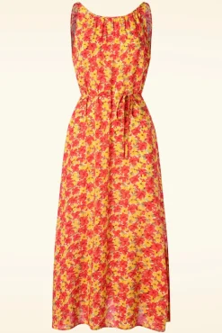 Hot Hazel Doree Jurk In Fiesta Rood Vrouwen Plus Size Jurken