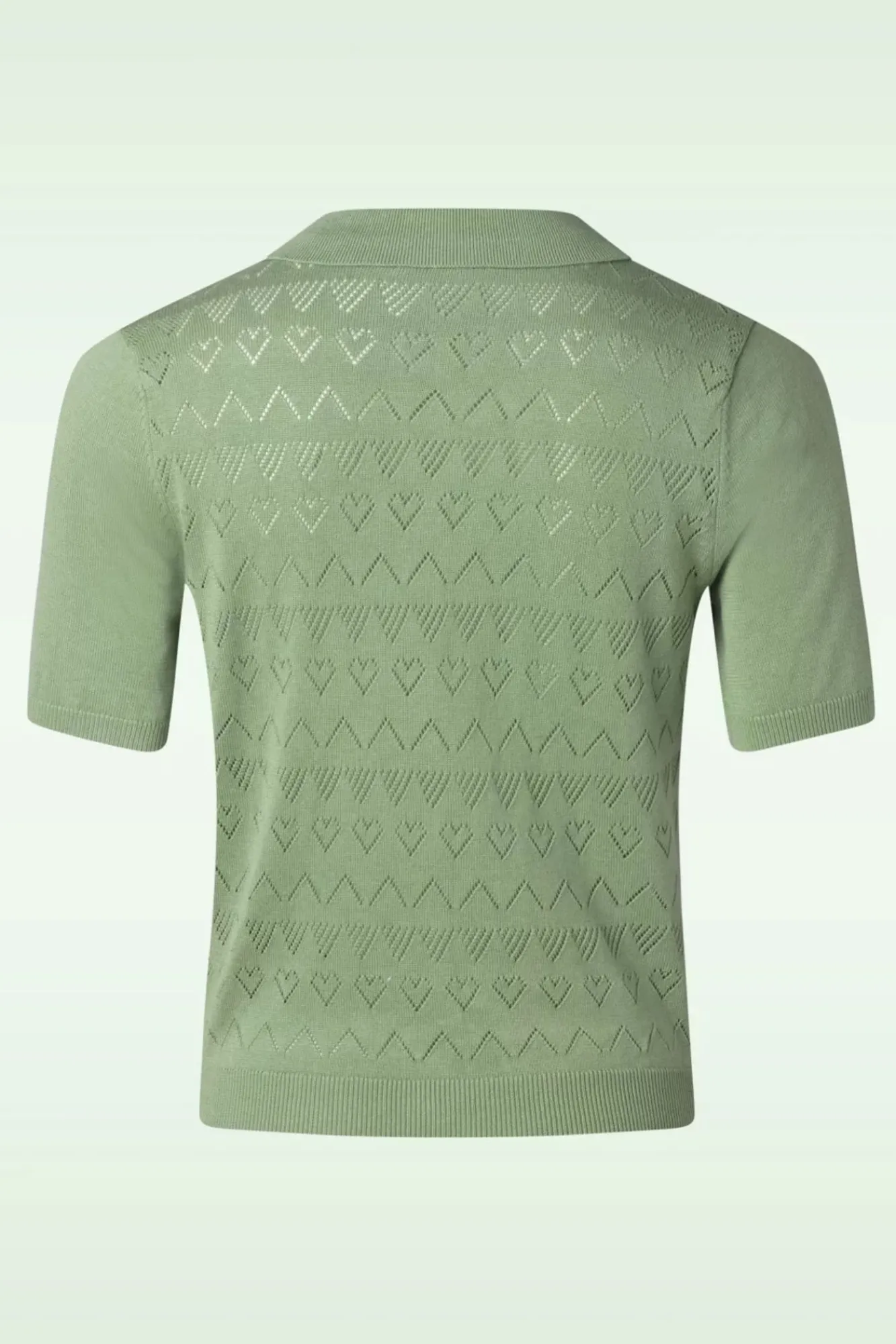 Discount Heart Waves Cardigan In Groen Vrouwen Vestjes