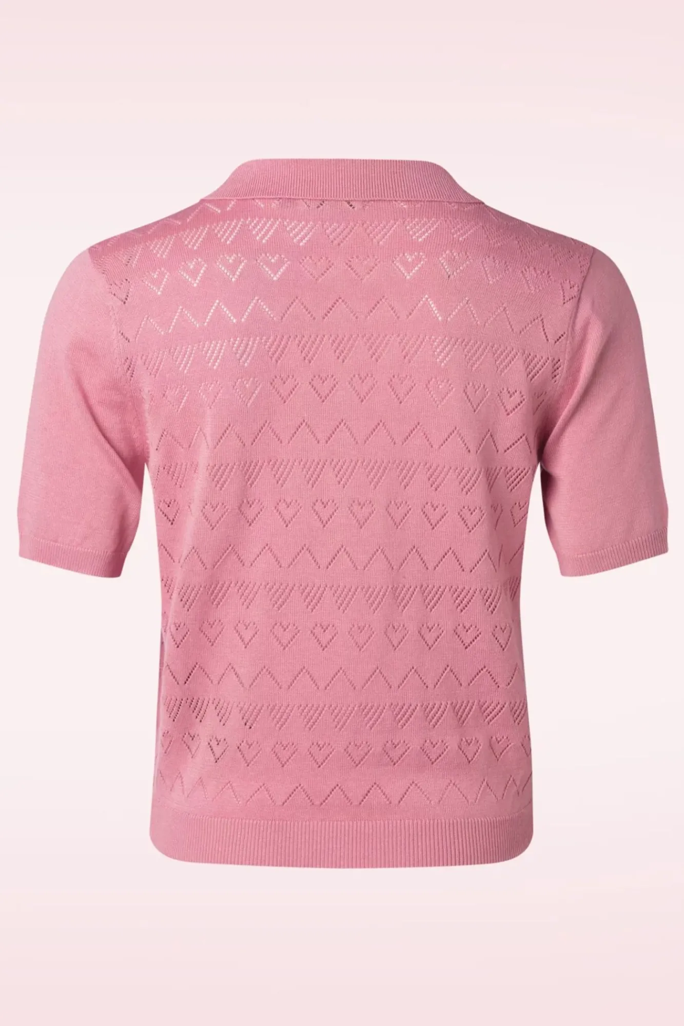 Heart Waves Cardigan In Roze Vrouwen Vestjes