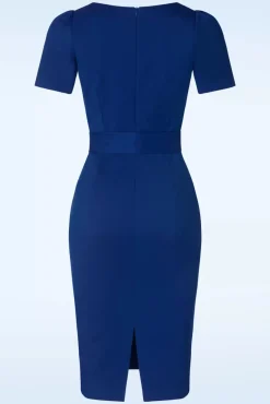 Online Helena Pencil Jurk In Koningsblauw Vrouwen Plus Size Jurken