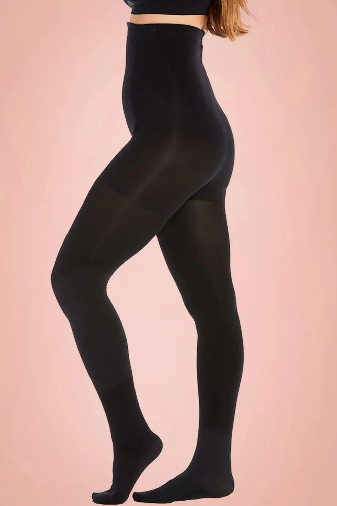 Online High Waist Slim Panty In Zwart Vrouwen Panty's