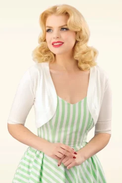 Hot Hudson Bolero In Ivoorwit Vrouwen Bolero's & Capes