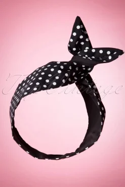 Online I Want Polkadots In My Hair Sjaal In Zwart Vrouwen Haaraccessoires