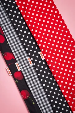 Online I Want Polkadots In My Hair Sjaal In Zwart Vrouwen Haaraccessoires