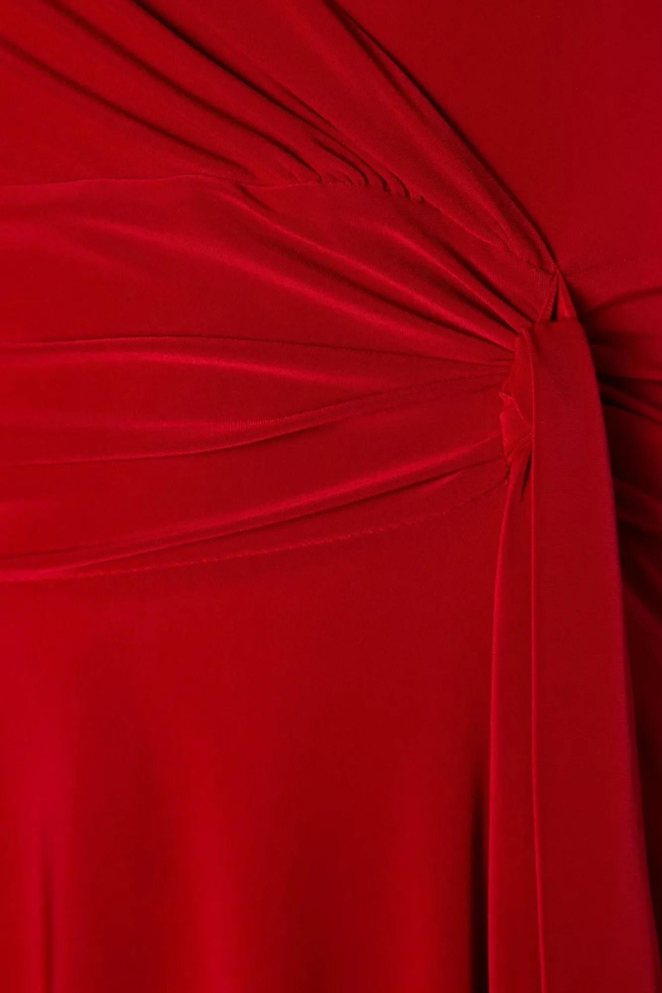 Discount Irene Gekruiste Swingjurk In Rood Vrouwen Plus Size Jurken