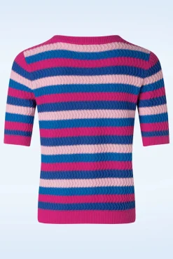 Iris Gebreide Top In Multi Vrouwen Truitjes
