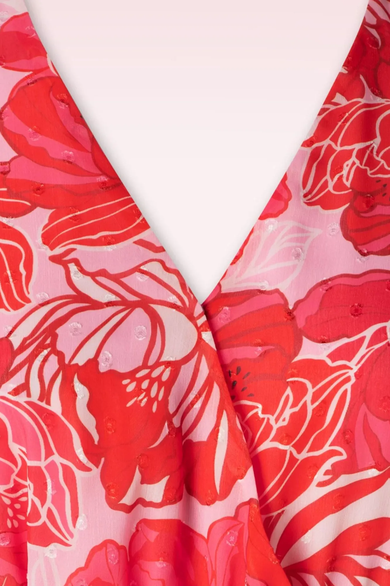 Sale Isla Flower Maxi Jurk In Roze En Rood Vrouwen Plus Size Jurken