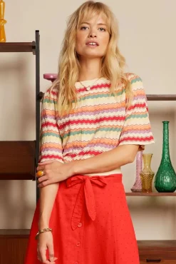 Sale Ivy Hadley Wide Top In Creme Vrouwen Truitjes