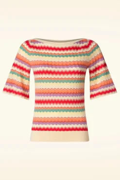 Sale Ivy Hadley Wide Top In Creme Vrouwen Truitjes