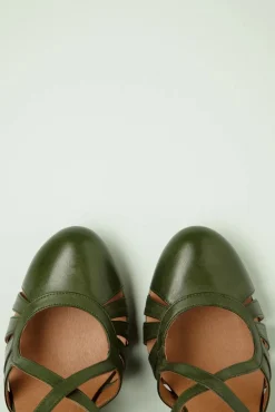 New Jada Pumps In Bosgroen Vrouwen Pumps