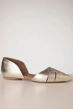 Discount Jade Ballerina In Goud Metallic Vrouwen Ballerina's