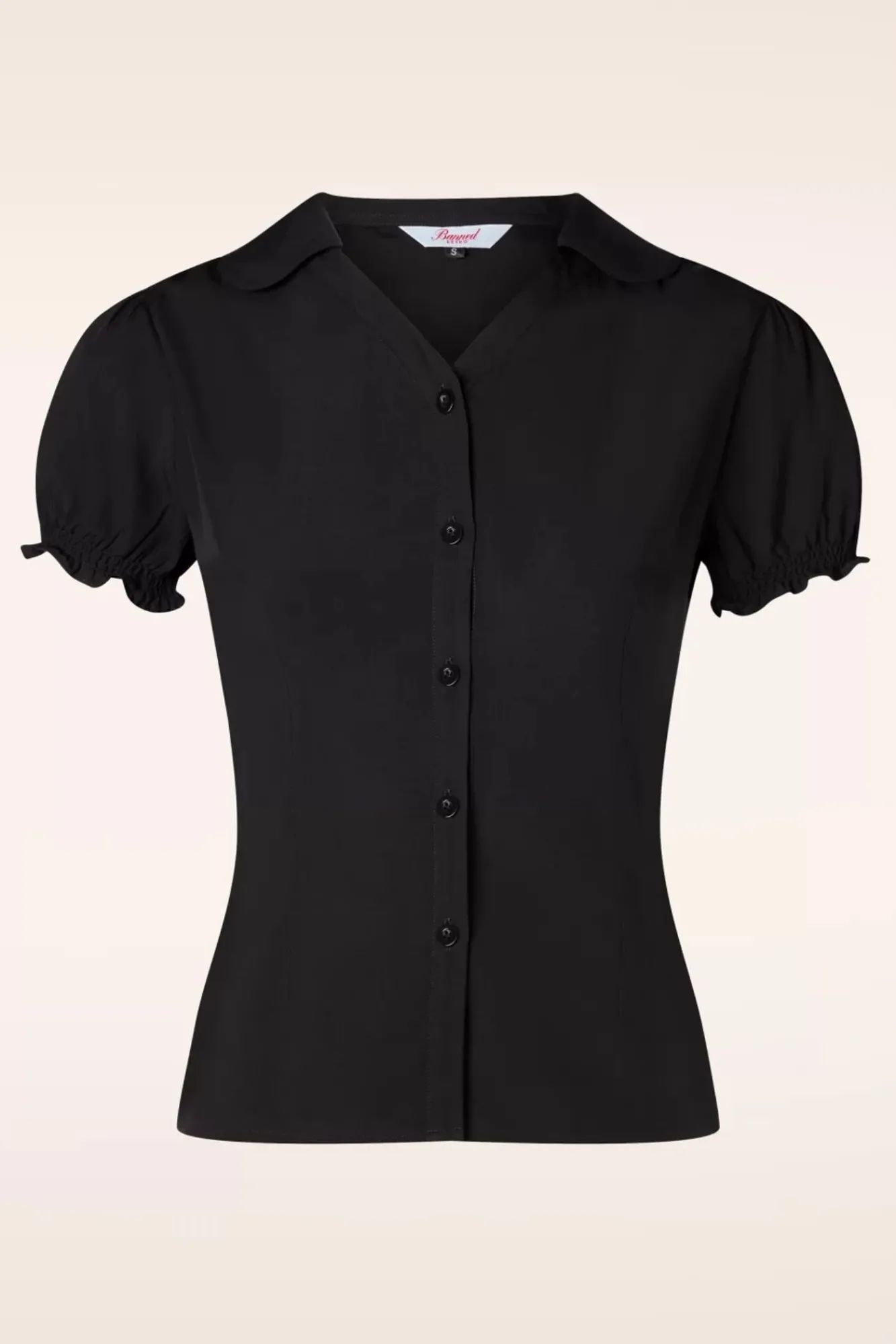 Best Jane Blouse In Zwart Vrouwen Blouses
