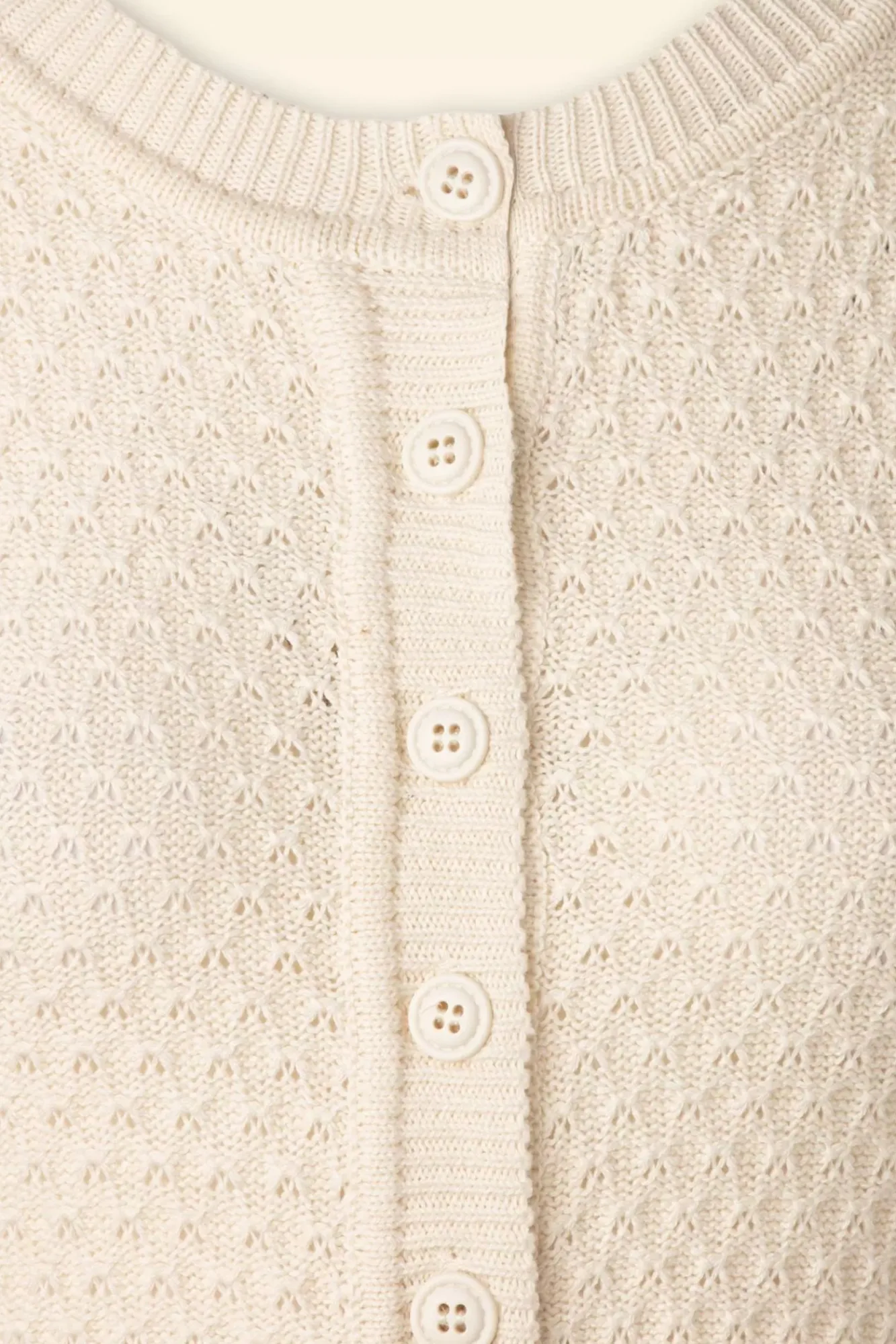 Jennie Cardigan In Havermout Vrouwen Vestjes