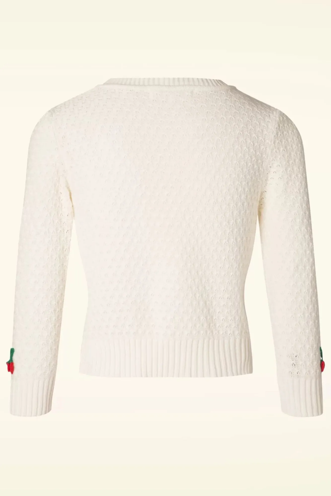 Jennie Cherry Vest In Ivoor Vrouwen Vestjes