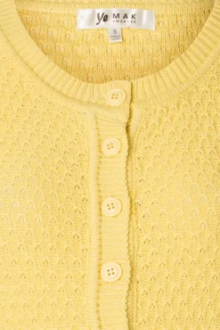 New Jennie Vest In Babygeel Vrouwen Vestjes