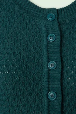 Discount Jennie Vest In Pauw Vrouwen Vestjes