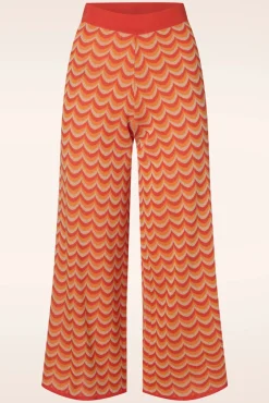 Sale Jessie Waves Broek In Oranje Vrouwen Broeken