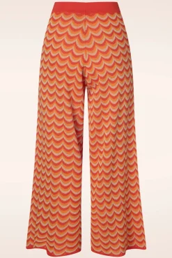 Sale Jessie Waves Broek In Oranje Vrouwen Broeken
