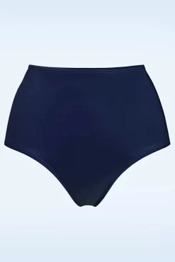 Hot Jet Set High Waist Bikini Broekje In Majestic Blauw Vrouwen Bikini's