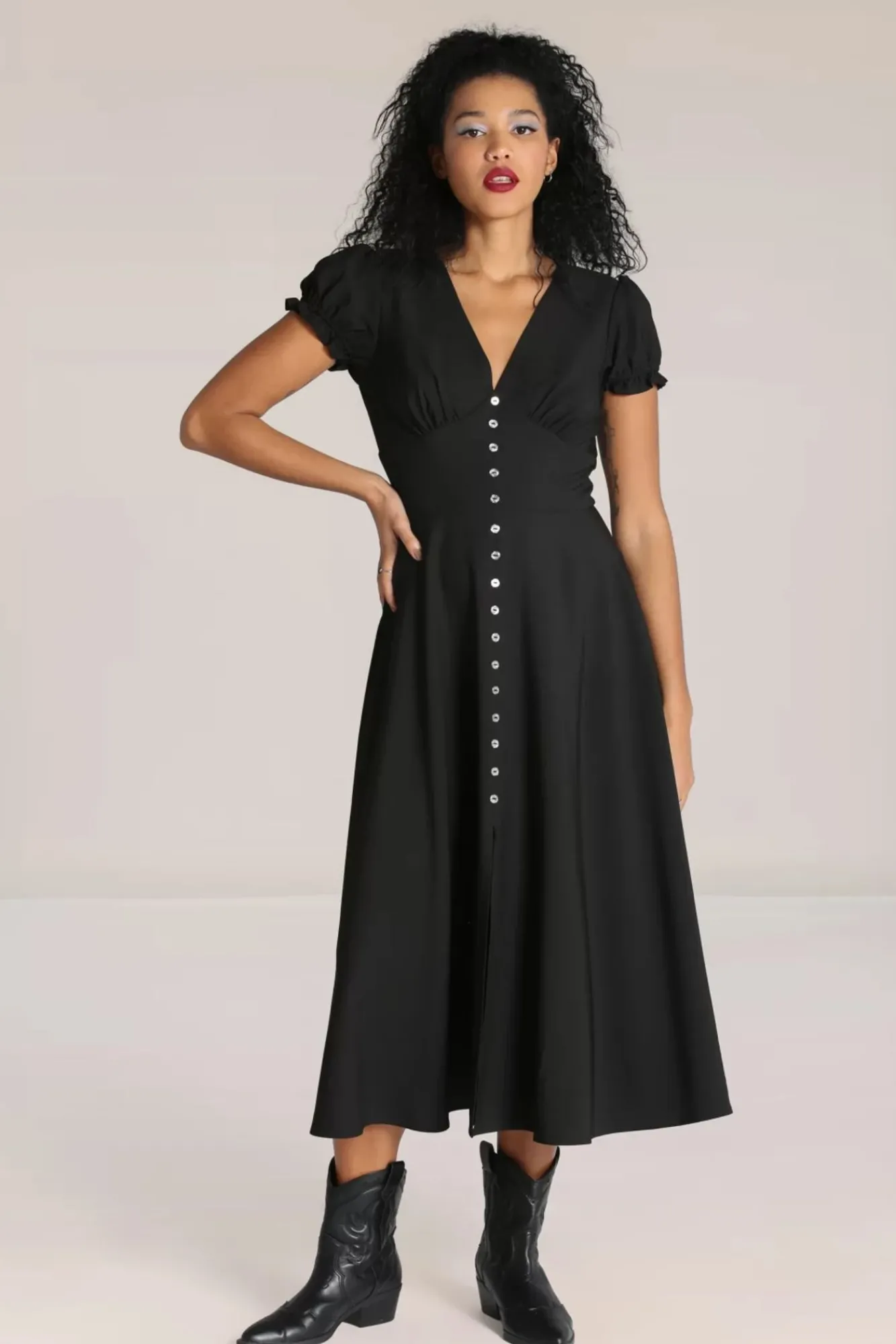 Discount Jinx Jurk In Zwart Vrouwen Swing Jurken