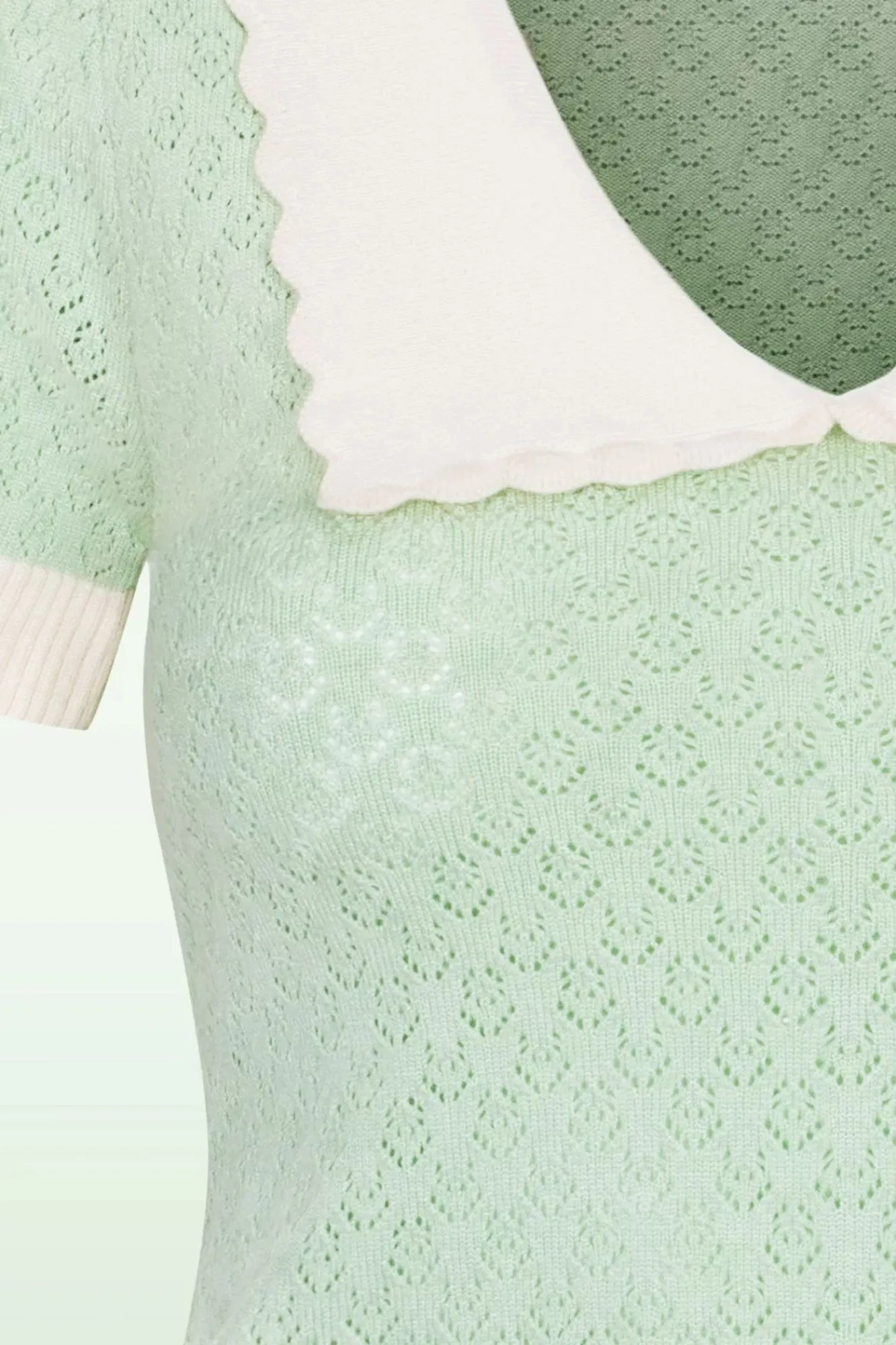 Hot Joanie Top In Mint Vrouwen Truitjes