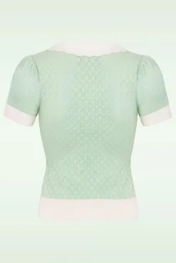 Hot Joanie Top In Mint Vrouwen Truitjes