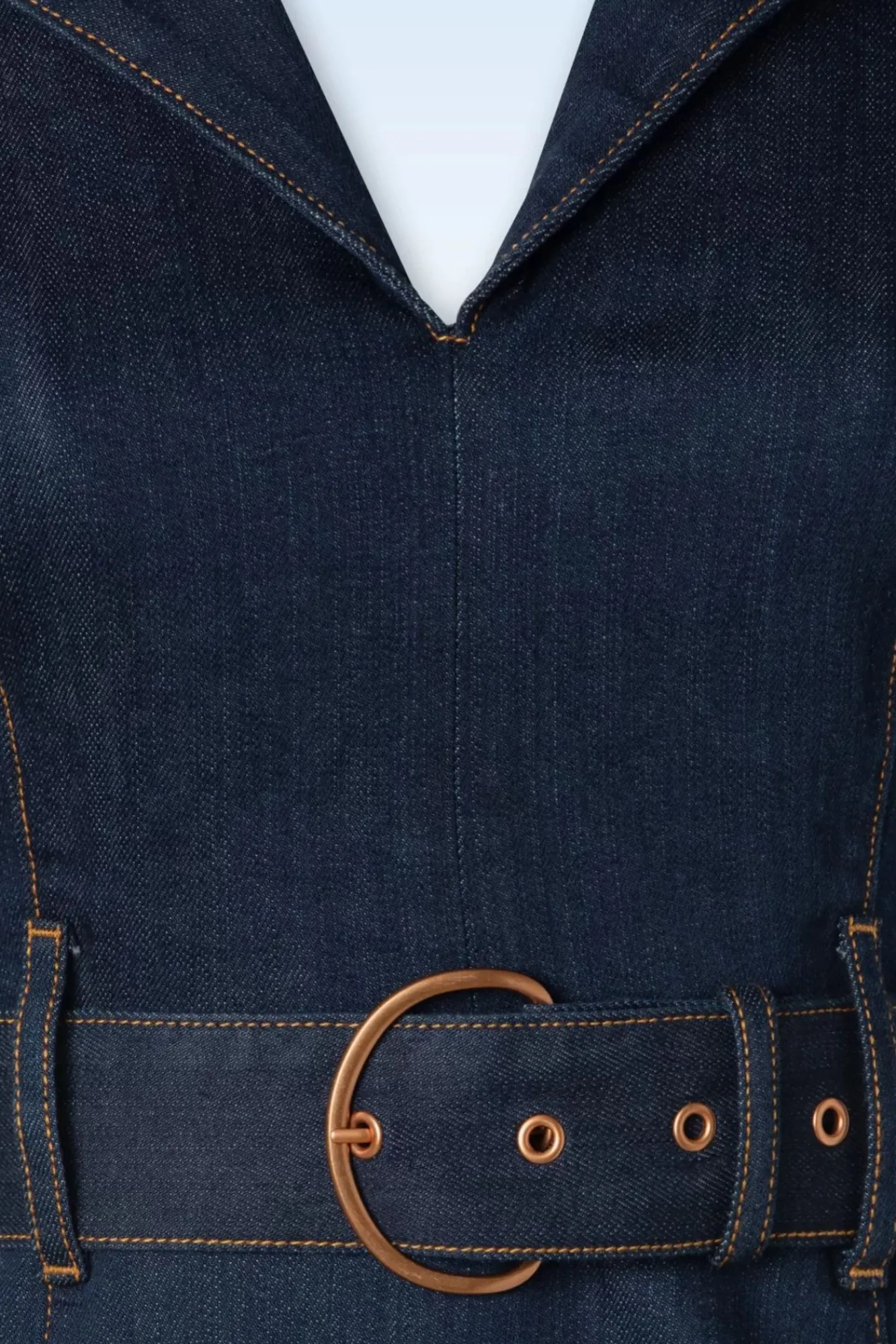 Jodie Pencil Jurk In Donkerdenim Vrouwen Plus Size Jurken