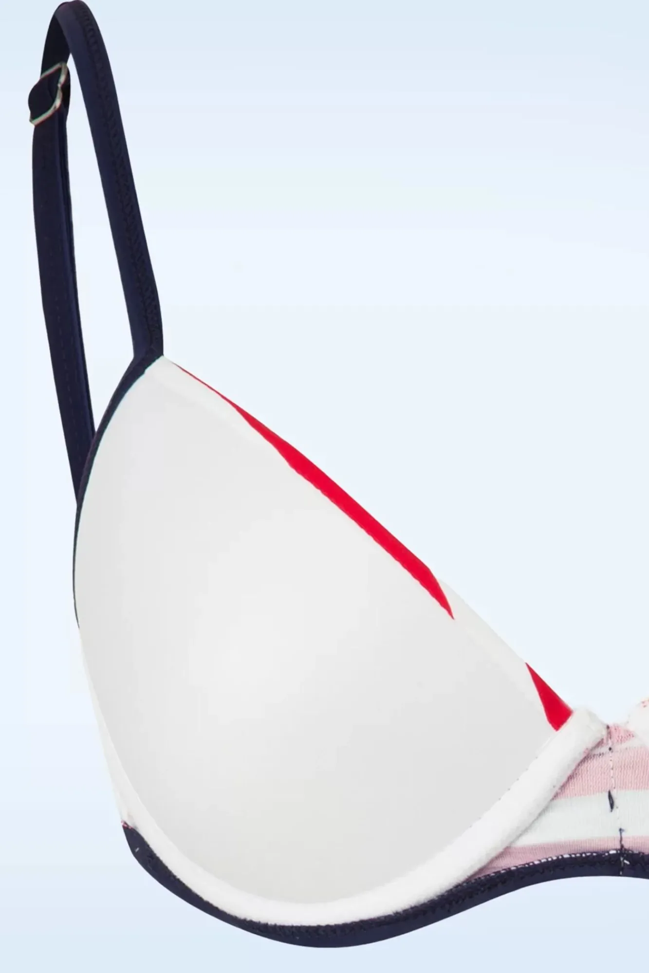 Best Joelle Stripes Bikinitop In Marineblauw En Rood Vrouwen Bikini's