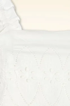 Best Julissa Jurk In Wit Vrouwen Effen Jurken