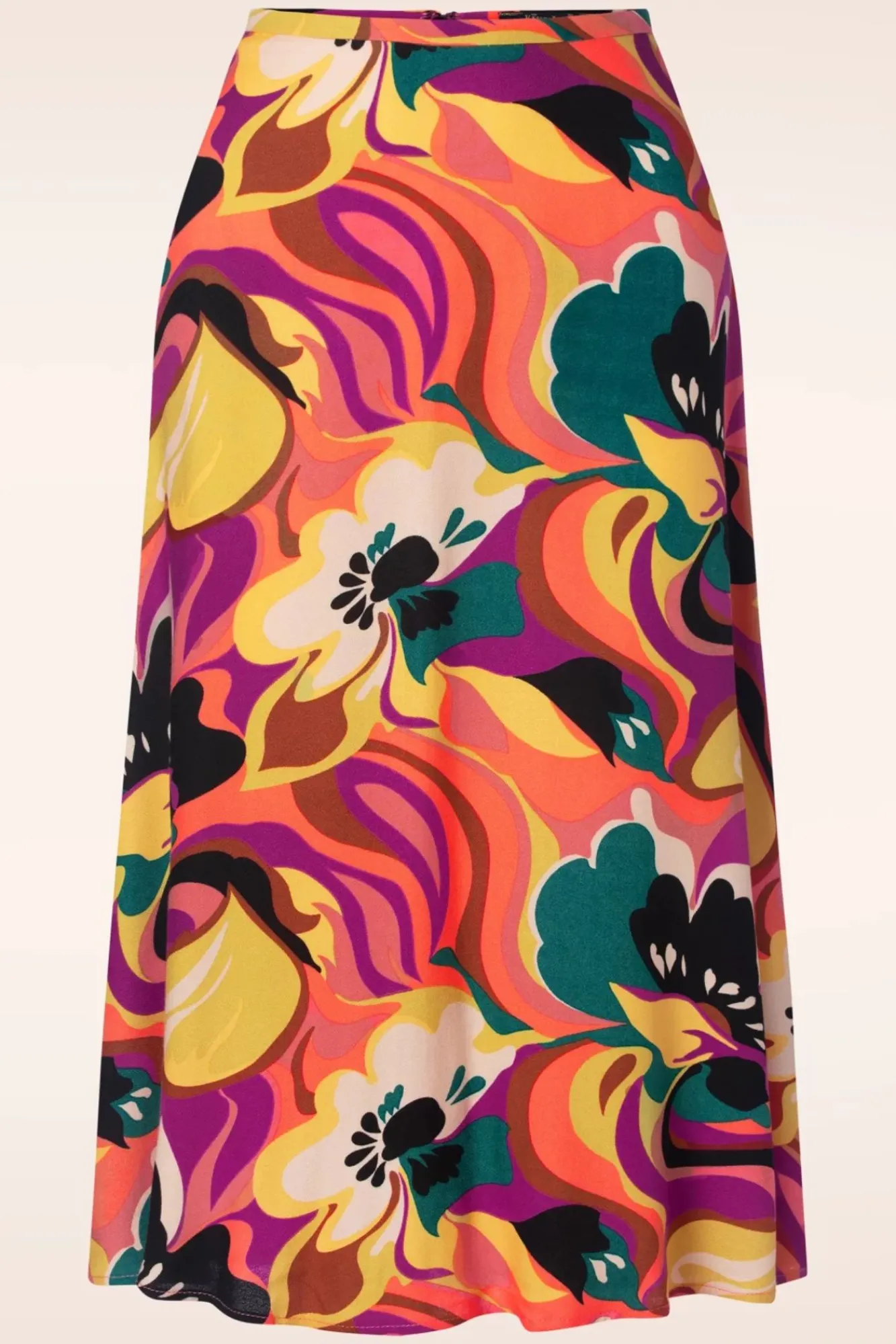 Outlet Juno Aurelio Rok In Shell Oranje Vrouwen Rokken