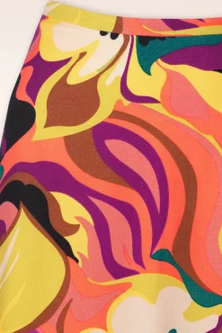 Outlet Juno Aurelio Rok In Shell Oranje Vrouwen Rokken