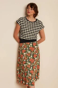 Hot Juno Ryder Langoustine Rok In Oranje Vrouwen Rokken