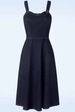 Best Jupiter Pinafore Jurk In Denim Vrouwen Plus Size Jurken