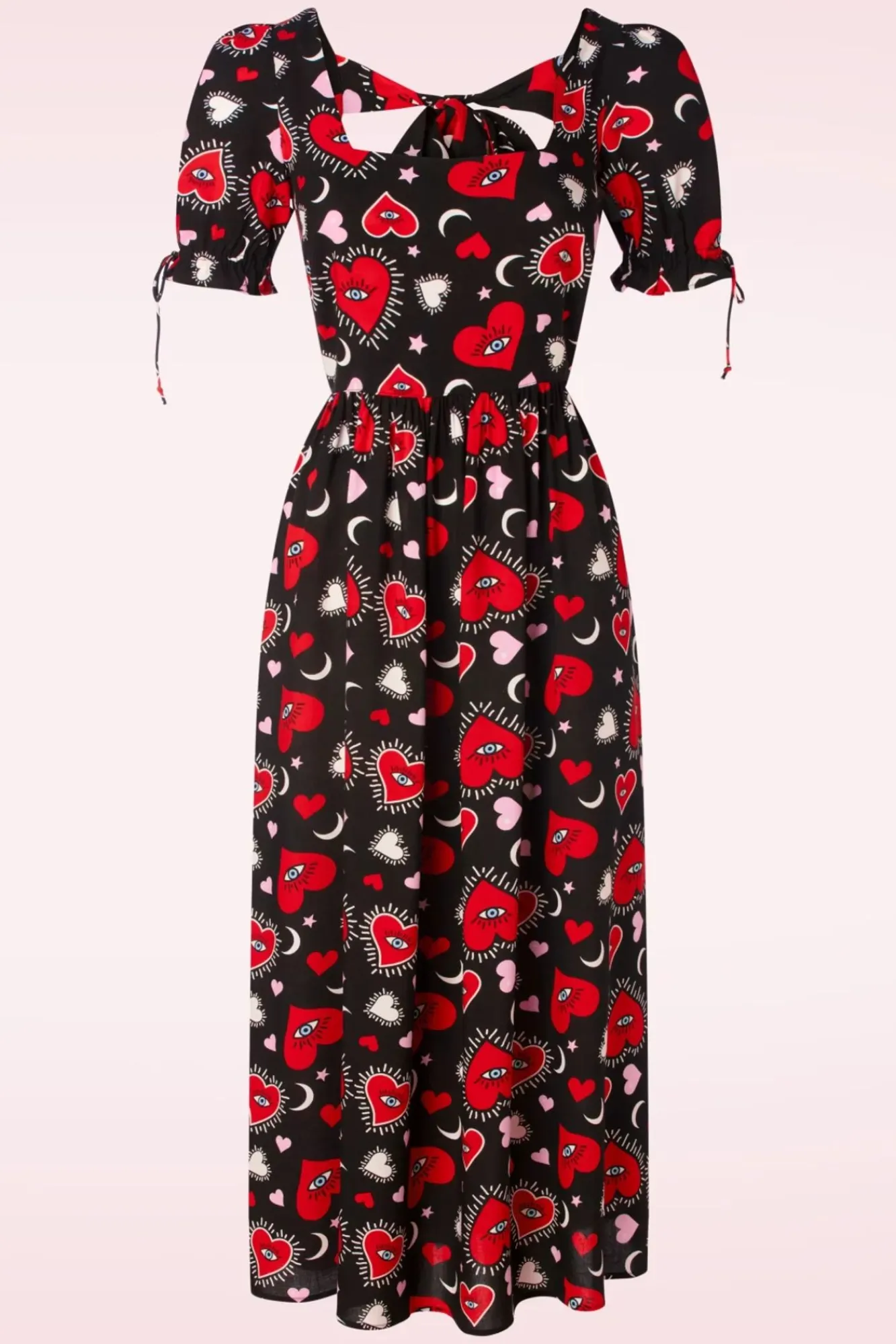 Clearance Kate Heart Jurk In Zwart Vrouwen Plus Size Jurken