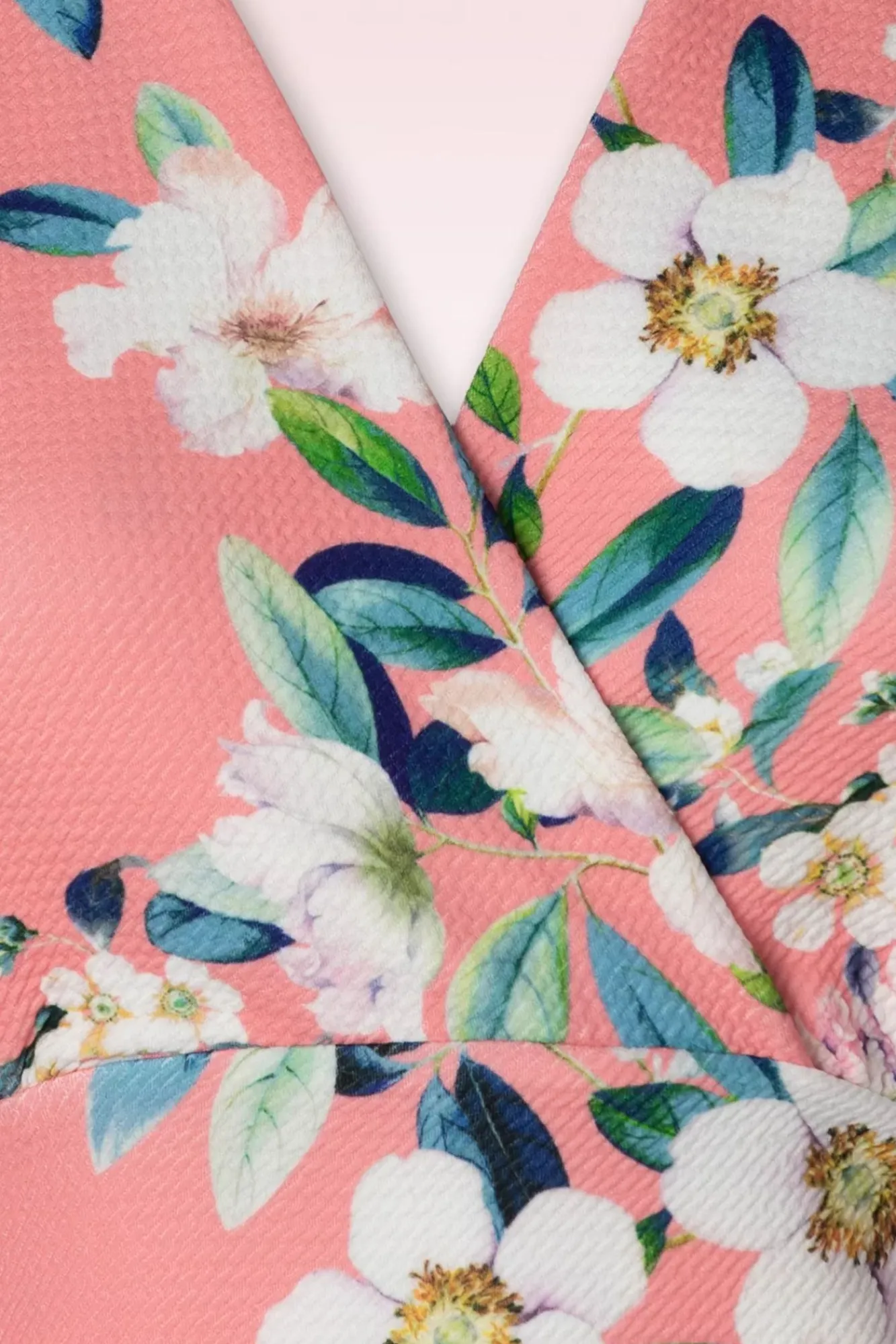 Clearance Katie Pencil Jurk Met Bloemenprint In Perzik Vrouwen Plus Size Jurken