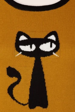 New Katten Trui In Camel Vrouwen Truitjes