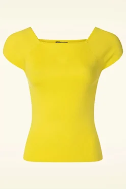 New Kaylie Top In Citroen Vrouwen Tops