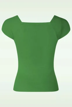 Kaylie Top In Flessengroen Vrouwen Tops