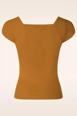 Sale Kaylie Top In Roest Vrouwen Tops