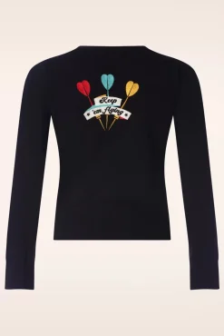 Best Keep Em Flying Cardigan In Zwart Vrouwen Vestjes