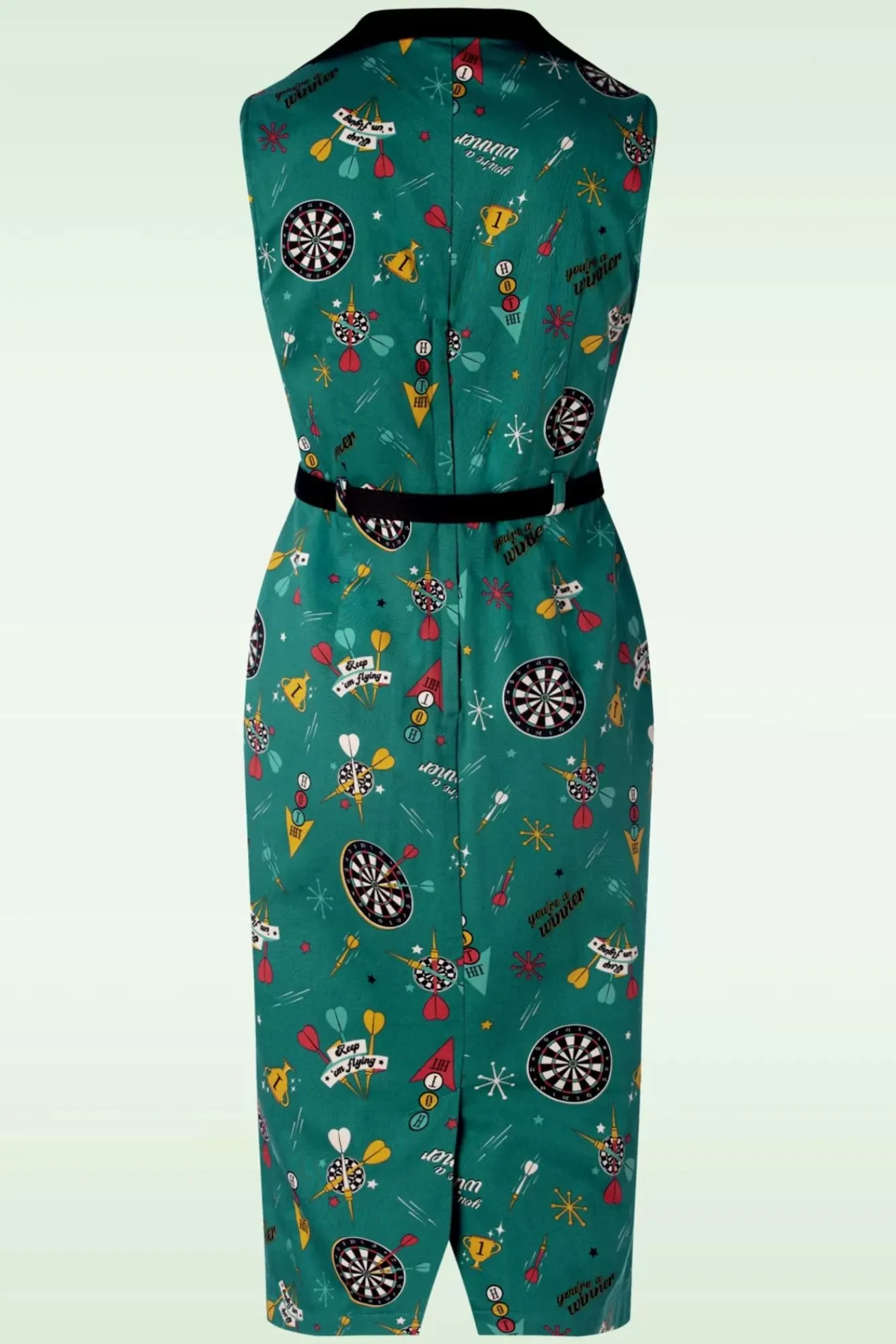 Outlet Keep Em Flying Pencil Jurk In Teal Vrouwen Plus Size Jurken