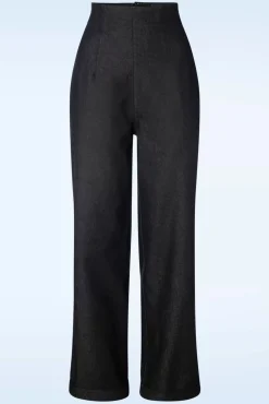 Best Kiki-Lea High Waisted Jeans In Zwart Vrouwen Broeken