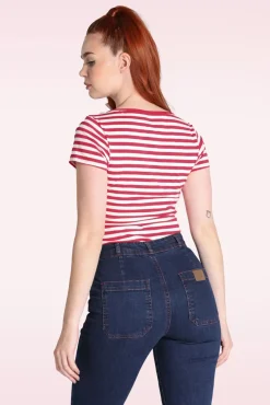 Outlet Kit Top In Rood Vrouwen T-Shirts