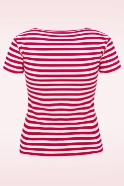 Outlet Kit Top In Rood Vrouwen T-Shirts