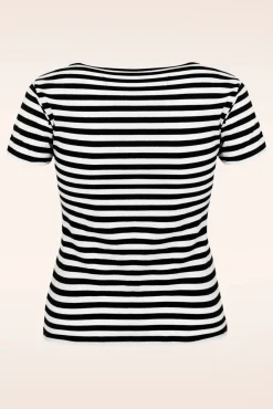 Online Kit Top In Zwart Vrouwen T-Shirts