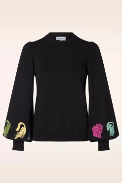 Best Kitty Sweatshirt In Zwart Vrouwen Truitjes