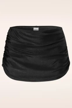 Sale Klassiek Bikinibroekje In Effen Zwart Vrouwen Bikini's